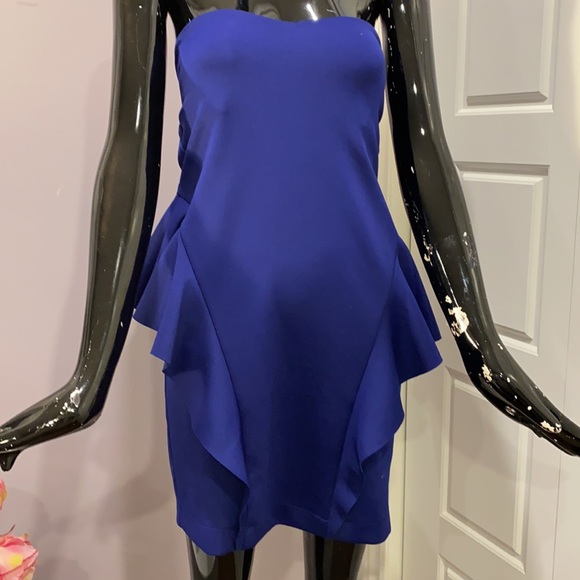 Blue cocktail dress - Picture 4 of 4